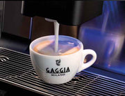 Close up of coffee in Gaggia cup